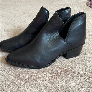 Steve Madden Black Ankle Booties